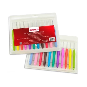 طقم كروشيه ابرة من الالمنيوم من سيركولو