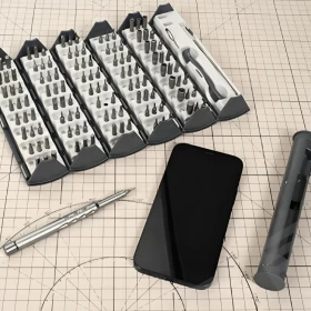 طقم مفكات دقيق 128 في 1 – أدوات مغناطيسية احترافية لصيانة الإلكترونيات