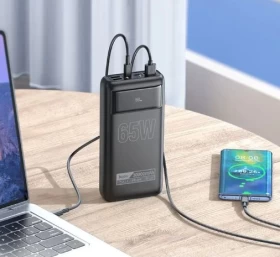 HOCO DB81 Apollo 30000mAh 65W PD Fast Charging Power Bank – Dual USB-C
