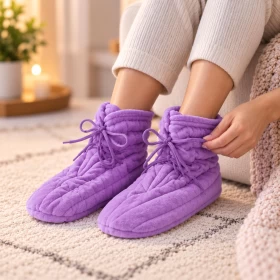 Massive Health Flaxseed Warm Boots – 1 Pair, 29 × 19cm, Pink