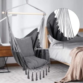 Fameil Hanging Rope Hammock Chair Swing
