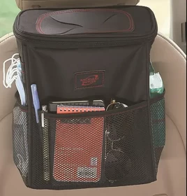 سلة مهملات السيارة Backseat Butler بسعة 2 جالون – مانعة للتسرب