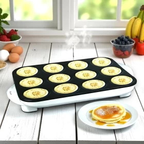 صانعة الكريب الكهربائية بقوة 1200 واط من سومو  -12 قالب