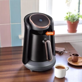 ماكينة صنع القهوة التركية سومو 4 أكواب 500 وات - أسود