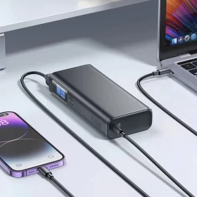 باور بانك HOCO Q17B شحن سريع 130 واط – سعة 20000mAh بهيكل من الألمنيوم