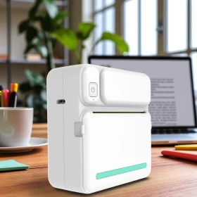 طابعة حرارية محمولة بتقنية بلوتوث للصور والملاحظات