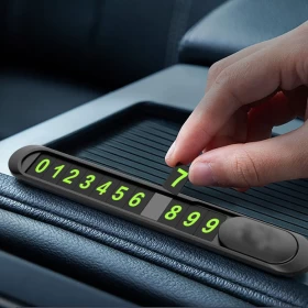 لوحة إظهار رقم الموبايل اثناء الوقوف المؤقت للسيارة هوكو