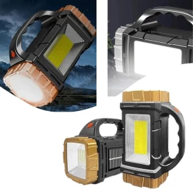 مصباح شمسي متعدد الوظائف JY-2289 – إضاءة LED محمولة للتخييم والطوارئ