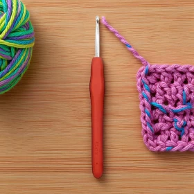 إبرة كروشيه أساسية من Handmayk -4.5mm