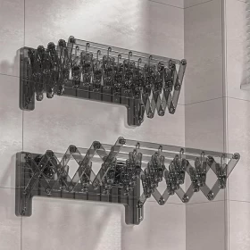 Foldable Drying Rack with Suction Cup Space Saving Design