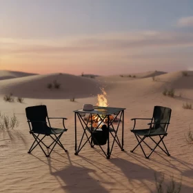 طاولة التخييم القابلة للطي – بورودو لايف ستايل آوت دور كومبانيون