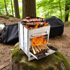 شواية صغيرة مربعة قابلة للطي