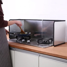 حاجز الدهون و الطرطشة 3 جوانب للمحافظة على نظافة الجدران