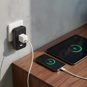 مقبس حائط كهرباء عالمي Porodo Velocitas