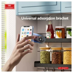 Magnetic Vacuum Suction Phone Holder EH277 – Black