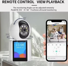 كاميرا  الذكية بدقة 3MP مع شاشة 2.8 إنش ومكالمات مرئية