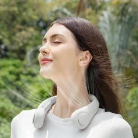 مروحة للرقبة صغيرة قابلة للشحن