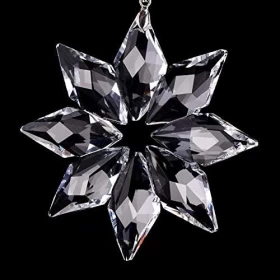 Crystal Snowflake Car Hanging Pendant