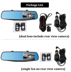Front Mirror Camera for Cars with Wide Angle -1080p