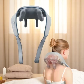 جهاز تدليك الرقبة والكتفين والظهر مع الحرارة وبدون أسلاك